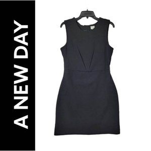 A New Day Women Black Size 10 Sleeveless  Sheath Dress Career Formal Dress
